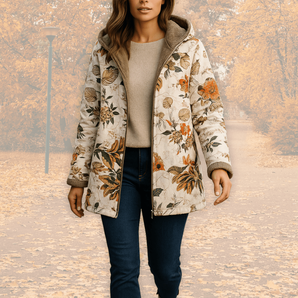 Isla Quilted Floral Coat