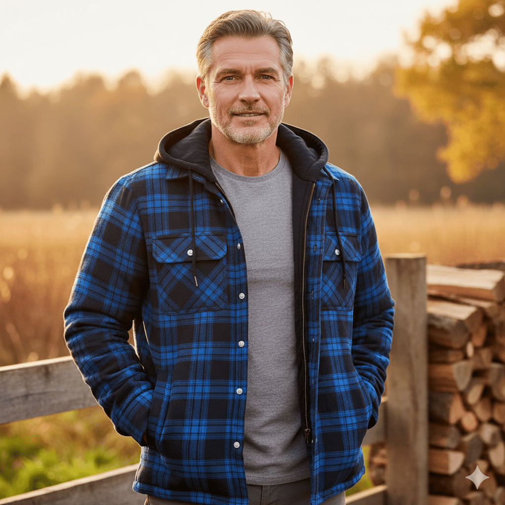 Knox Hooded Plaid Jacket