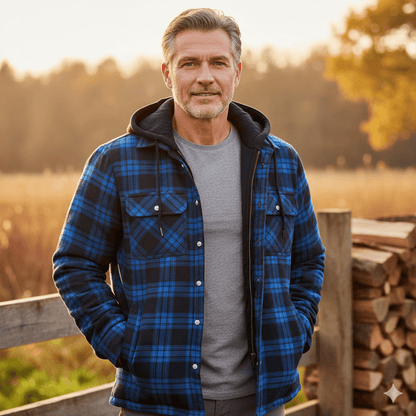 Knox Hooded Plaid Jacket