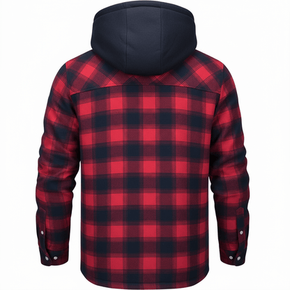 Knox Hooded Plaid Jacket