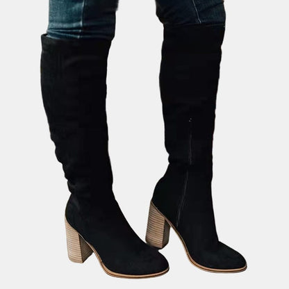 Sophie Leather Heeled Boot