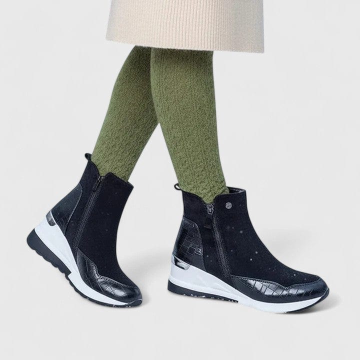 Elise Wedge Croc Boots