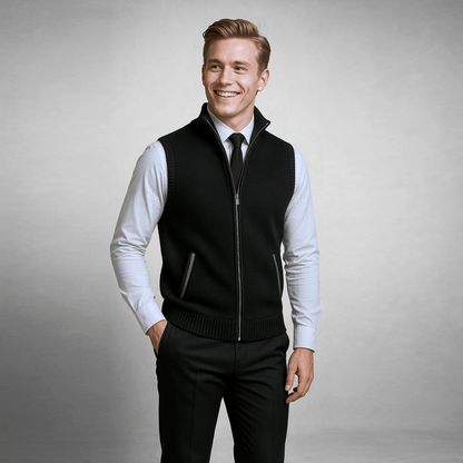 Harlan Marled Zip Gilet