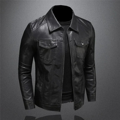 William Vintage Moto Leather Jacket