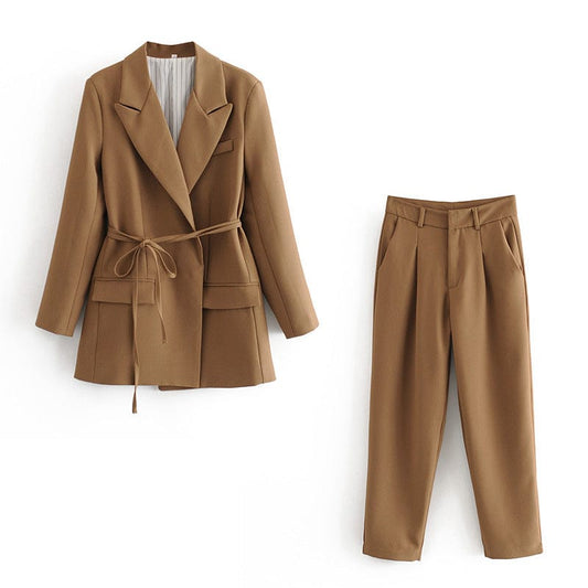 Marielle Pleat & Taper Suit