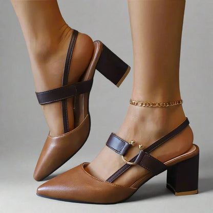 Tessa Luxe Leather Heels