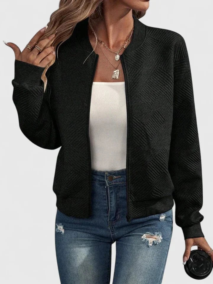 Tessa Luxe Zip Bomber