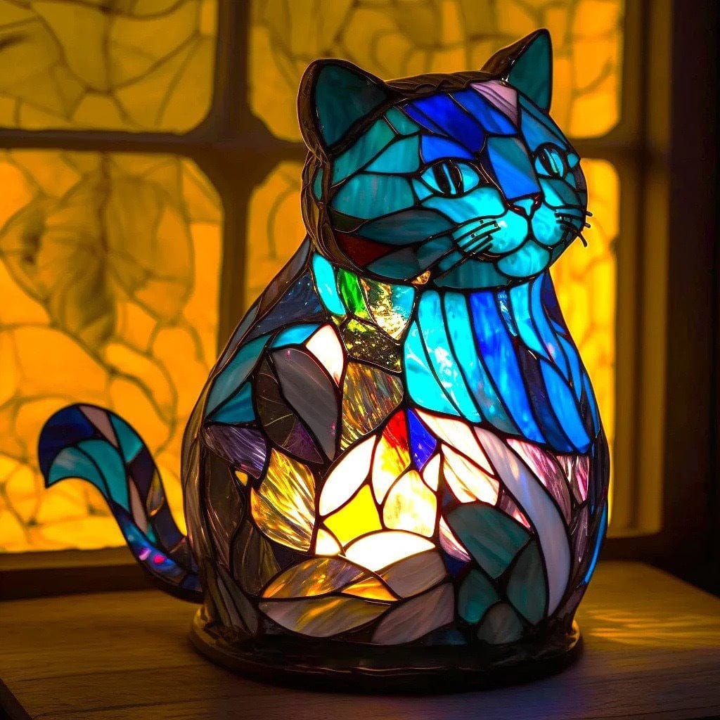 Nala Blue Cat Glow Lamp