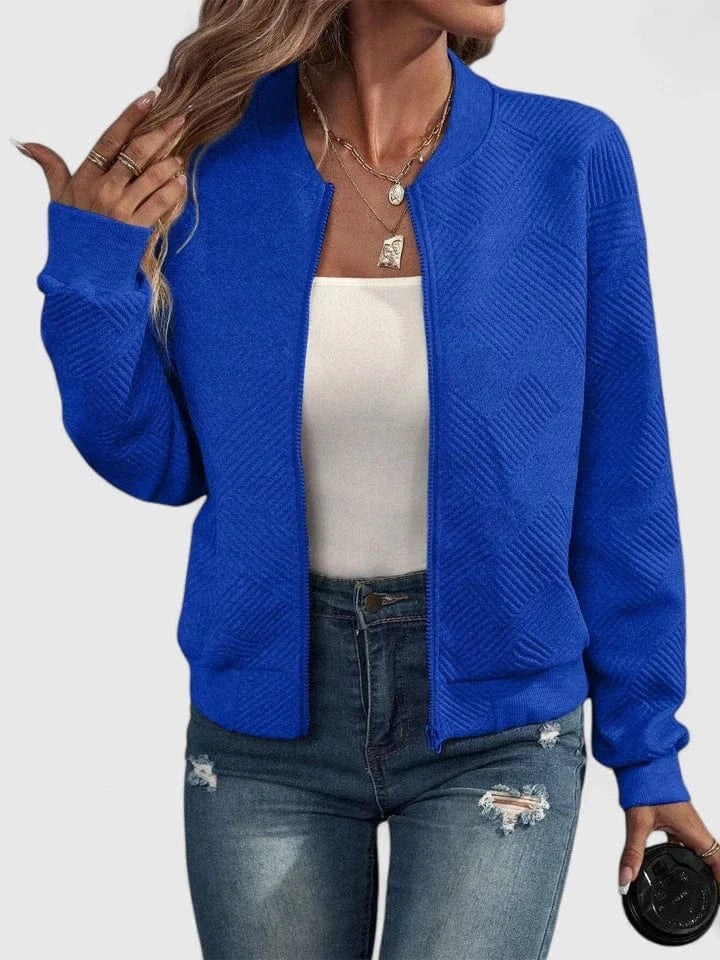 Tessa Luxe Zip Bomber