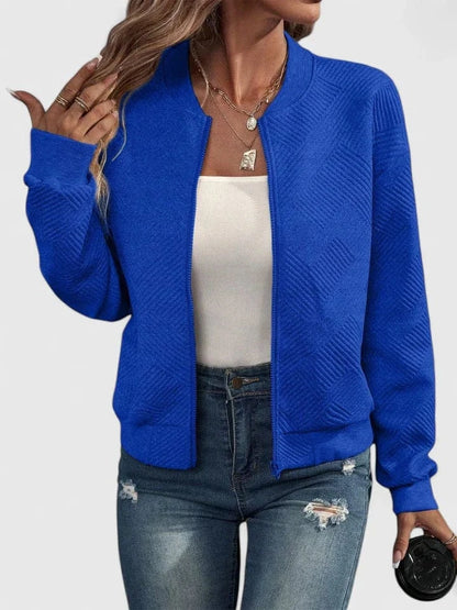 Tessa Luxe Zip Bomber