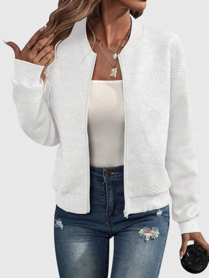 Tessa Luxe Zip Bomber