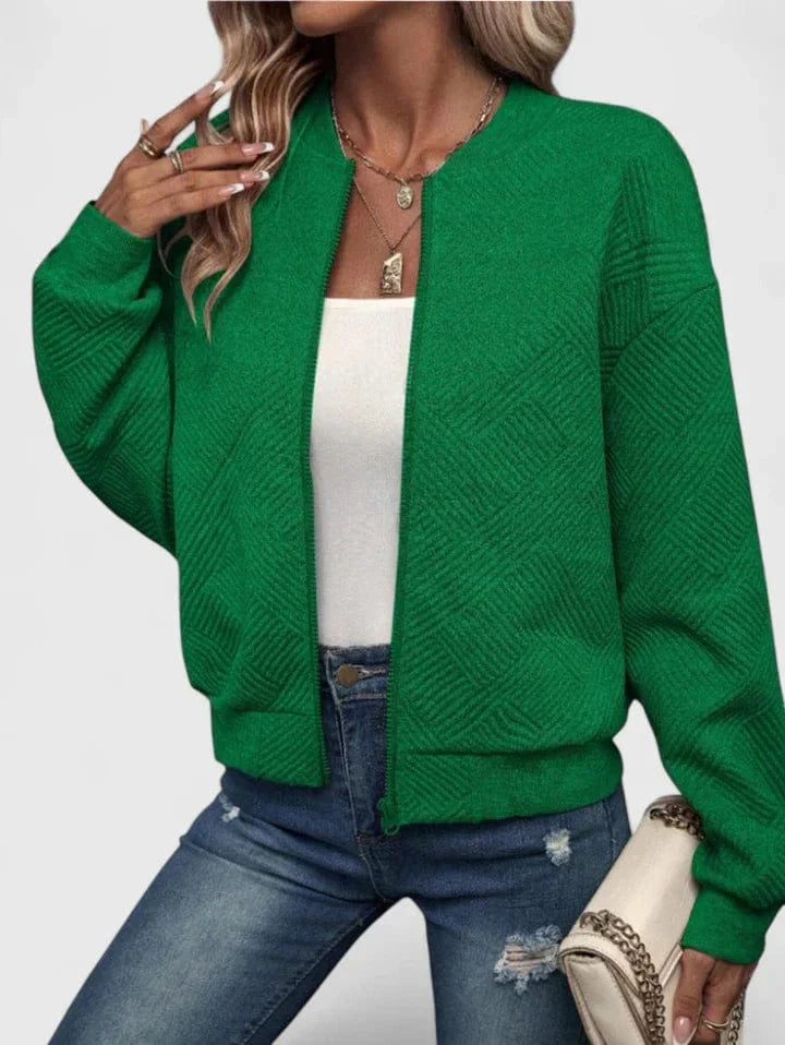 Tessa Luxe Zip Bomber