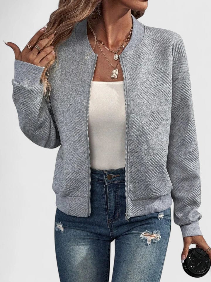 Tessa Luxe Zip Bomber