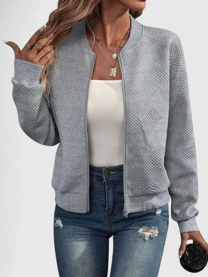 Tessa Luxe Zip Bomber