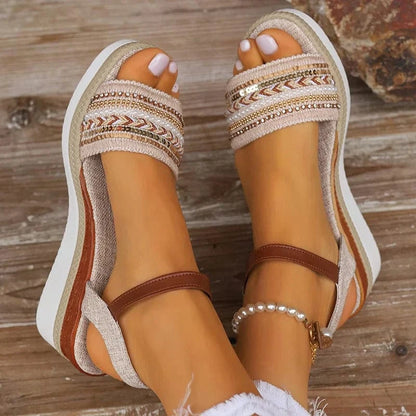 Aria Orthopedic Wedge Sandals