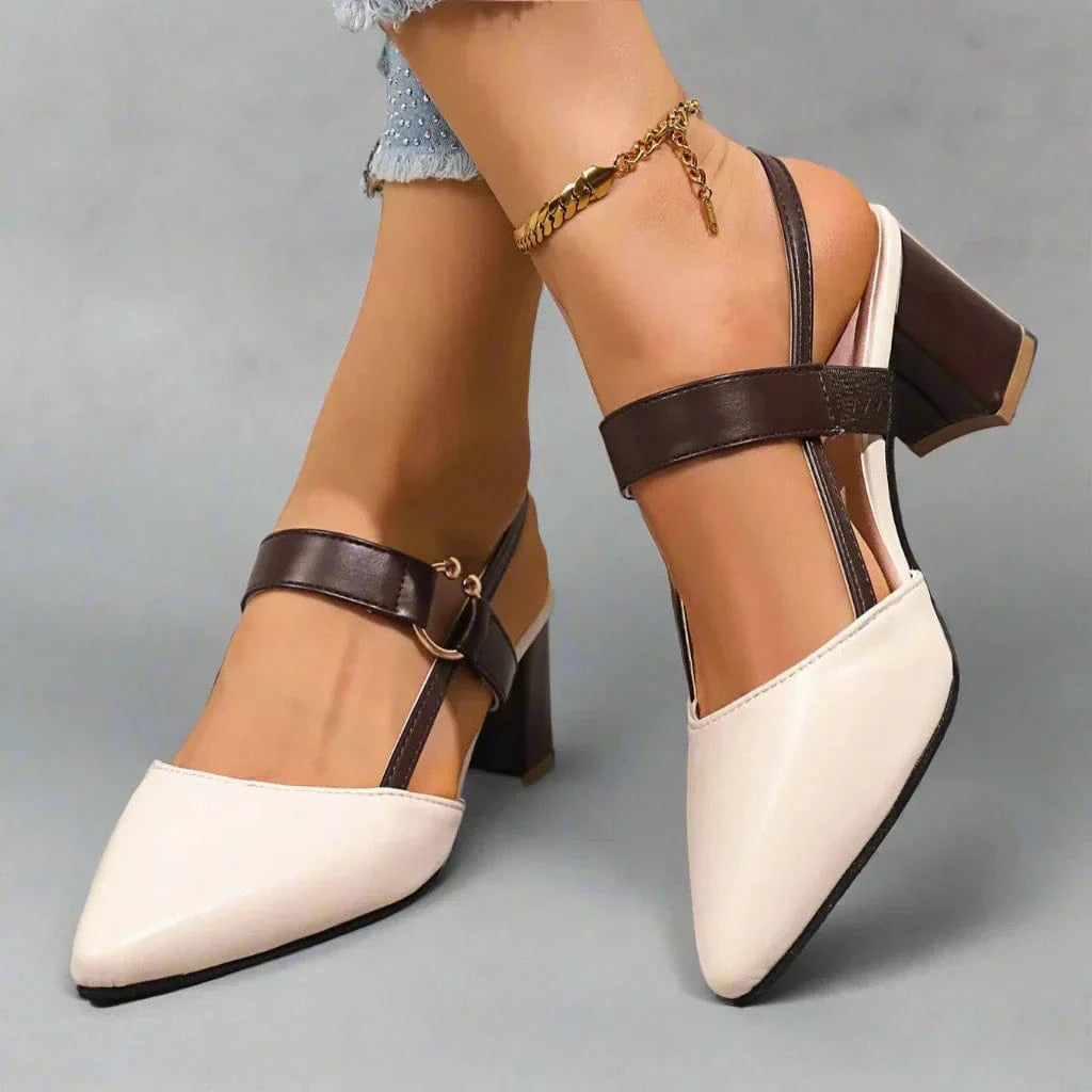 Tessa Luxe Leather Heels