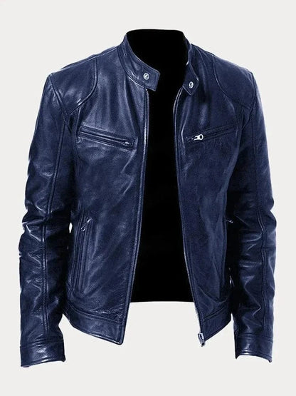James Modern Leather Bomber