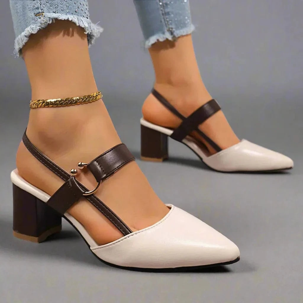 Tessa Luxe Leather Heels