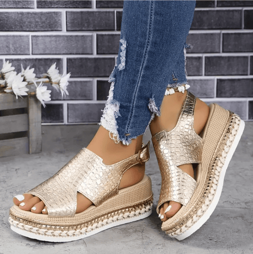 Avery Orthopedic Wedge Sandals