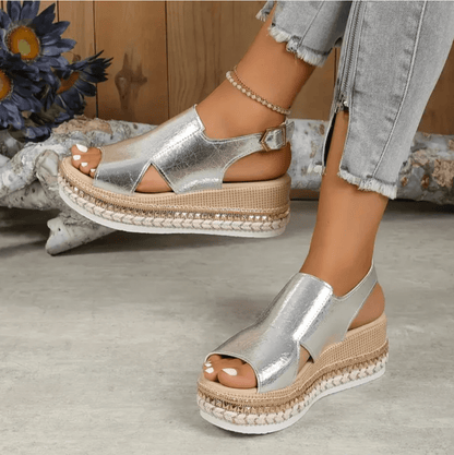 Avery Orthopedic Wedge Sandals
