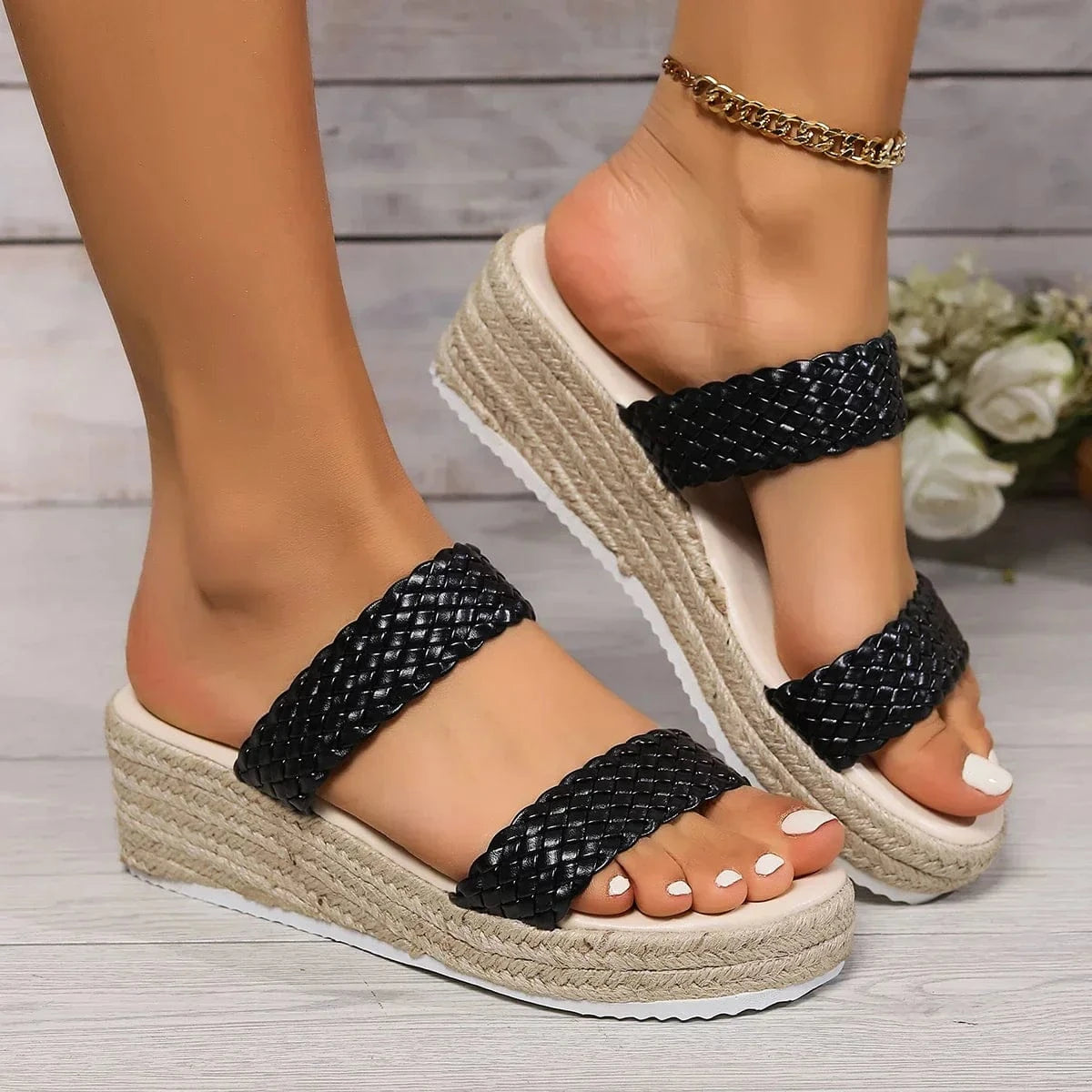 Camila Orthopedic Wedge Sandals