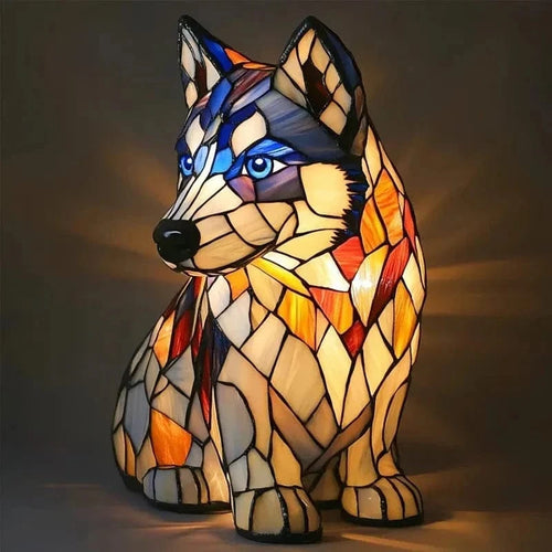 Luna Husky Lamp