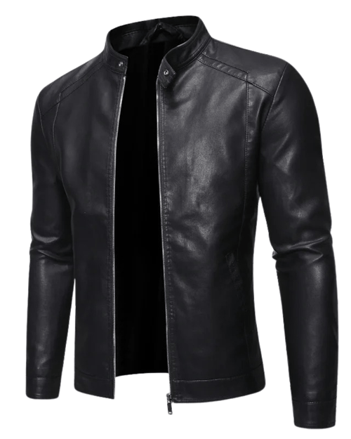 Oliver Slim-Fit Leather Jacket