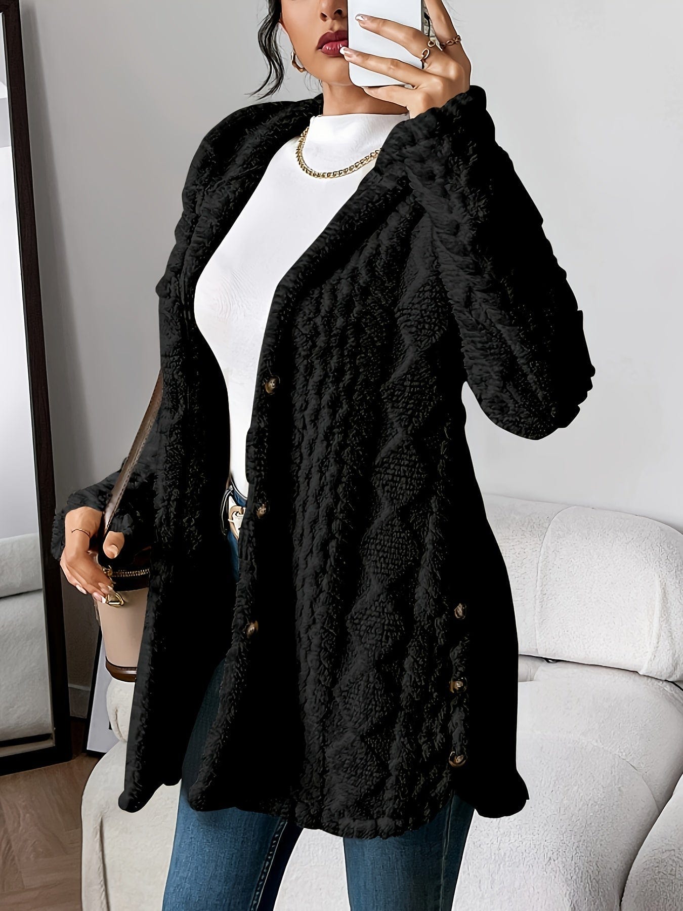 Mila Fleece-Lined Cardigan