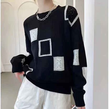 Sabine Graphic Block Sweater