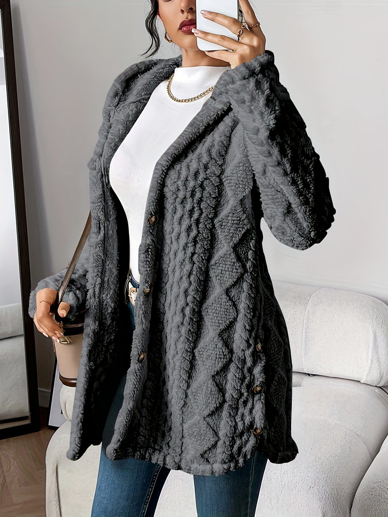 Mila Fleece-Lined Cardigan