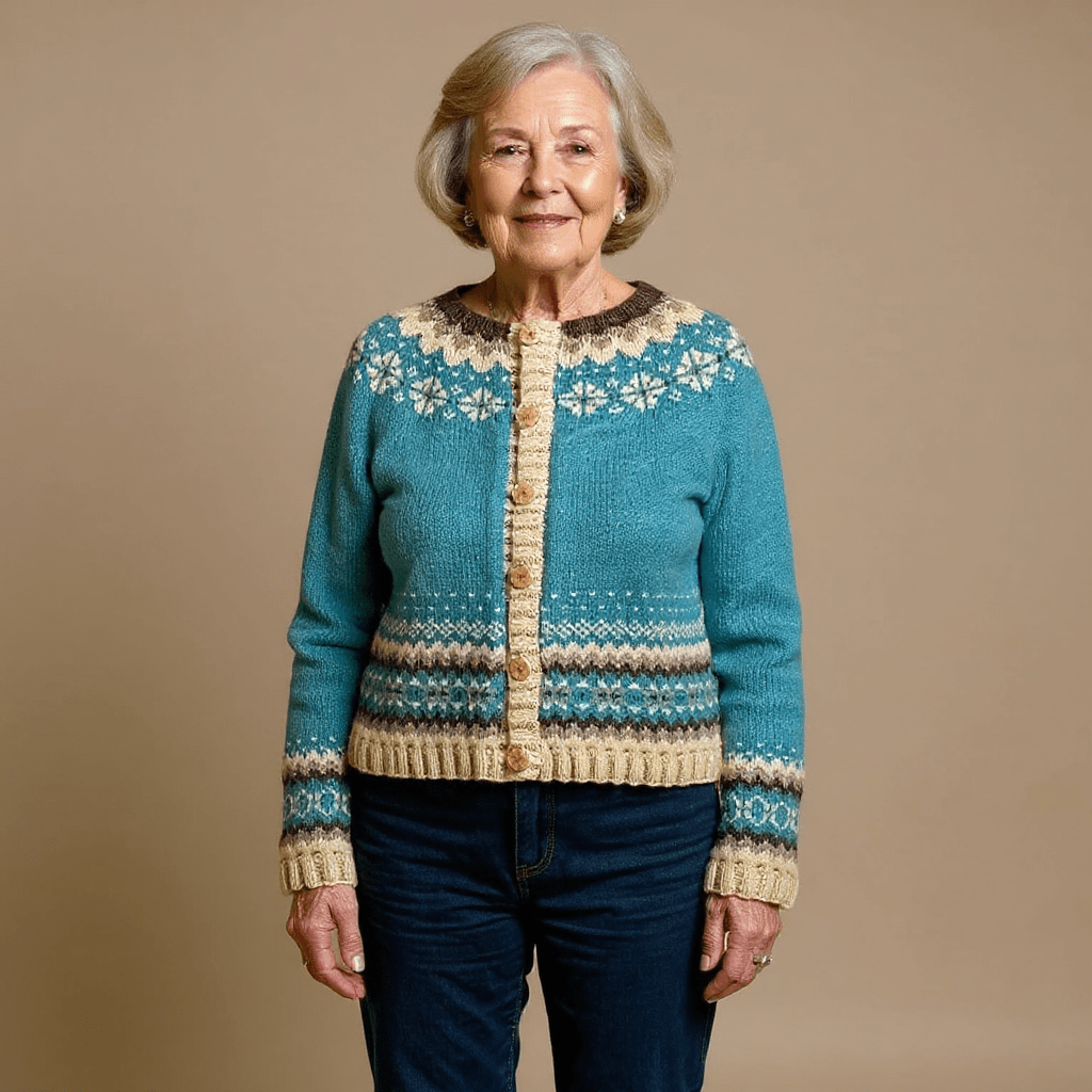 Charlotte - Cardigan Vintage Fait Main