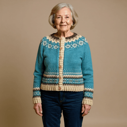 Charlotte - Cardigan Vintage Fait Main