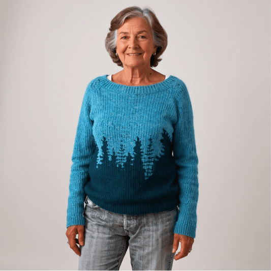 Mila – Retro Knit Cardigan