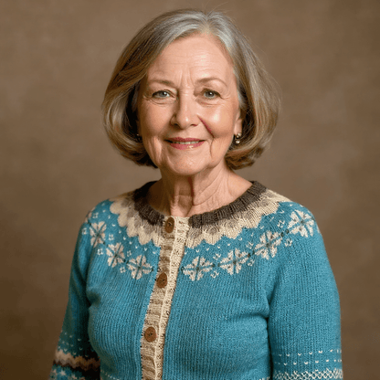 Charlotte - Cardigan Vintage Fait Main