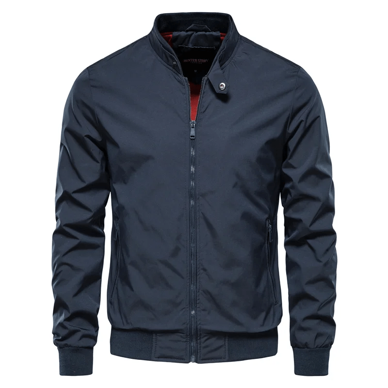 Colton Snap-Neck Zip Bomber