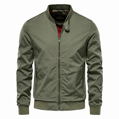 Colton Snap-Neck Zip Bomber