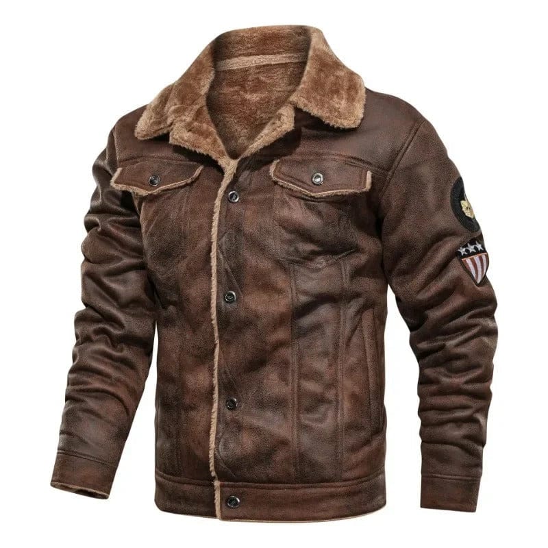 Daniel Double-Zip Leather Jacket