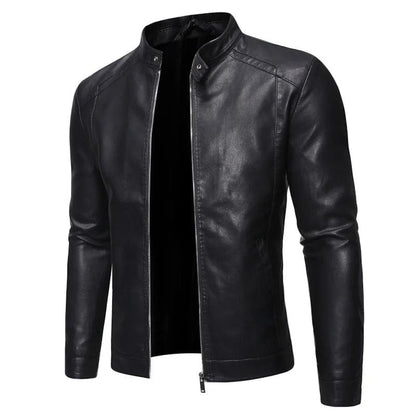 Oliver Slim-Fit Leather Jacket