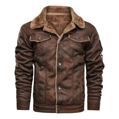 Daniel Double-Zip Leather Jacket