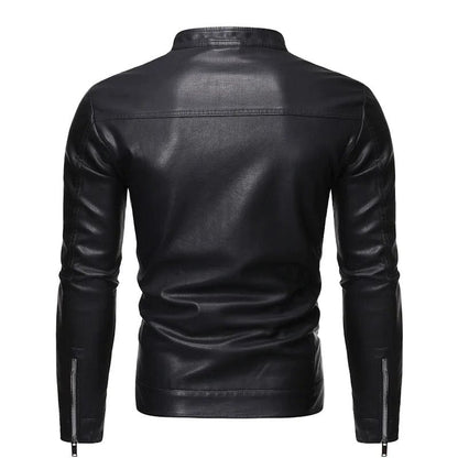 Oliver Slim-Fit Leather Jacket