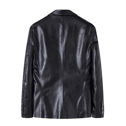 Jack Casual Bomber Leather Jacket