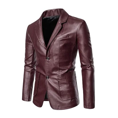 Jack Casual Bomber Leather Jacket