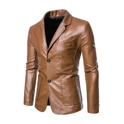 Jack Casual Bomber Leather Jacket