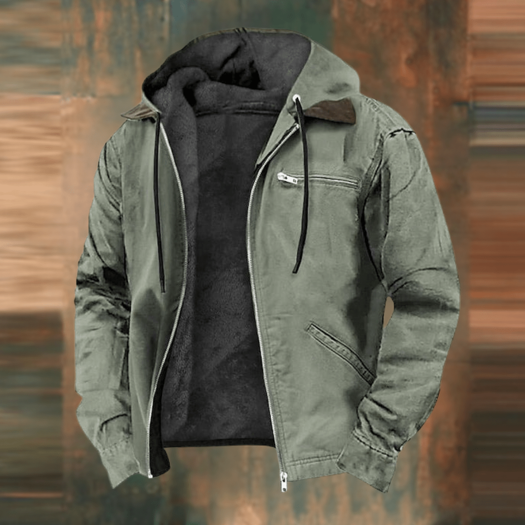 Luca Canvas Quilted Jacket