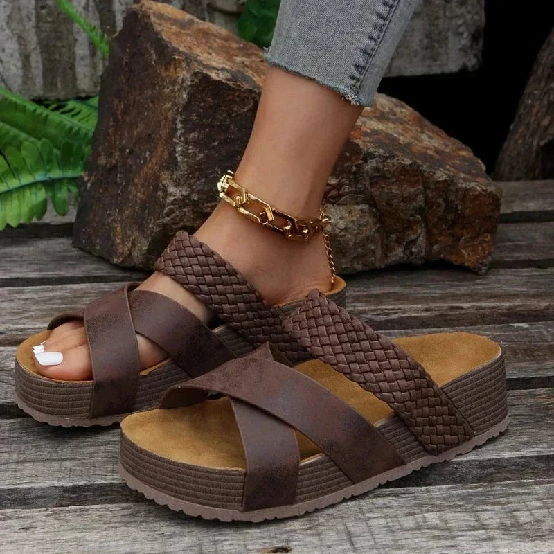 Scarlett Orthopedic Wedge Sandals