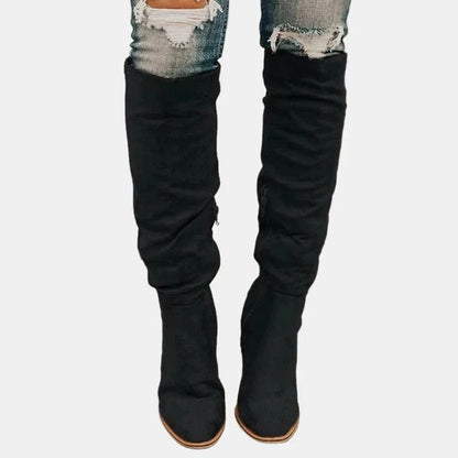 Sophie Leather Heeled Boot