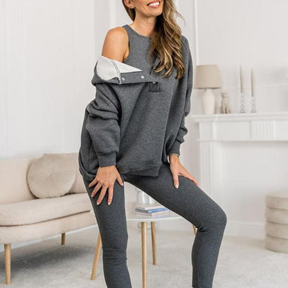 Maya High-Waist Cozy Set