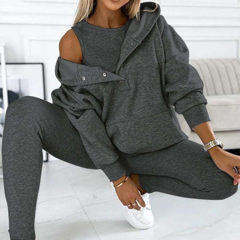 Maya High-Waist Cozy Set