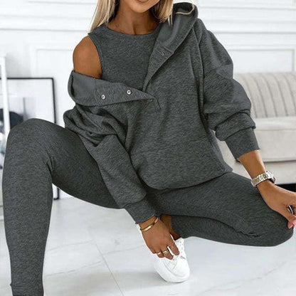 Maya High-Waist Cozy Set