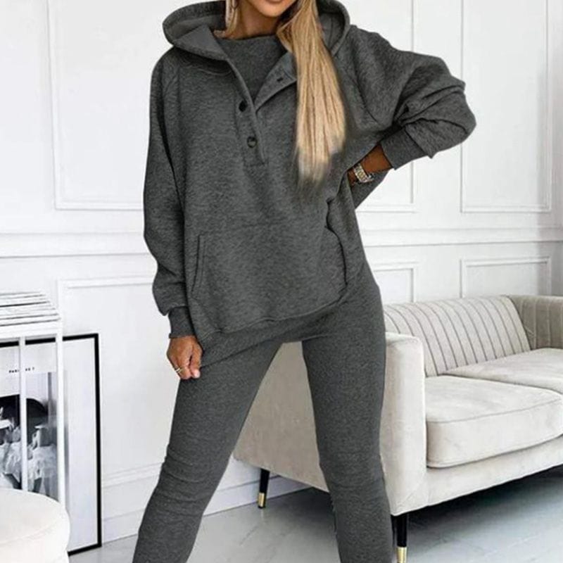 Maya High-Waist Cozy Set